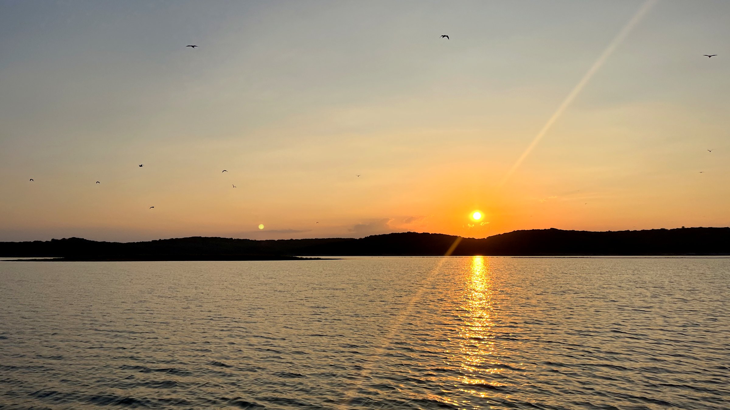 Truman Lake sunset
